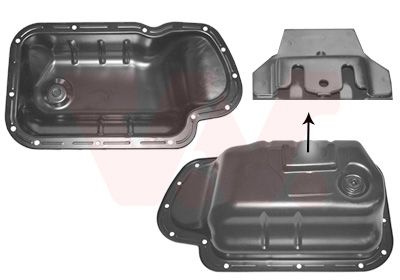 VAN WEZEL Масляный поддон 0917070